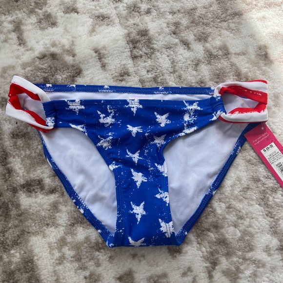 Xhilaration American Swim Bikini Bottom Sz S‎ NWT - Picture 5 of 7